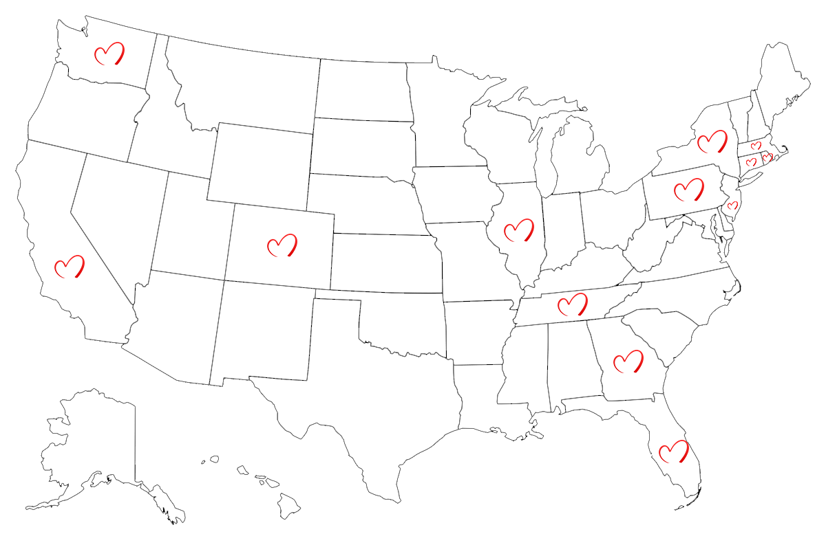 Map of Locations